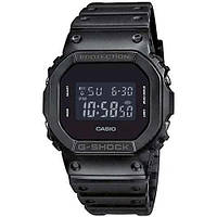 Водонепроникні годинники чоловічі наручні оригінальні Японія Casio G-Shock DW-5600BB-1ER з полімерним ремінцем