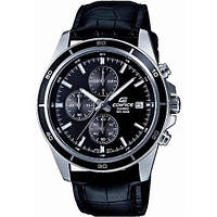 Часы наручные Оригинал Япония Casio Edifice EFR-526L-1AVUEF для мужчин на кожаном ремешке