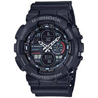 Чоловічі наручні годинники протиударні Casio G-Shock GA-140-1A1ER Оригінал Японія з полімерним ремінцем