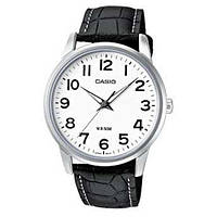 Часы наручные мужские кварцевые оригинальные Япония Casio Collection MTP-1303PL-7BVEF на кожаном ремешке