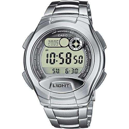 Класичні годинники чоловічі Casio Collection W-752D-1AVES оригінальні зі сталевим браслетом (модуль 2925)