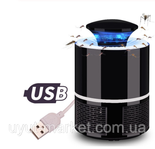 Пастка-знищувач USB від комарів, комах 5Вт, 1А Mosquito Killer Lamp USB