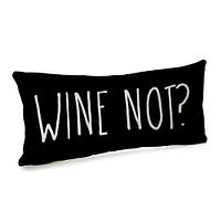 Подушка для дивану оксамитова Wine not? 50x24 см (52BP_EX011)