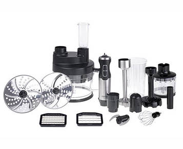 Ручной блендер  14в1 подрібнювач з товкачиком для пюре Camry CR 4623 1600 Вт з насадкою на кубики