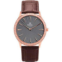 Жіночий водонепроникний наручний годинник Royal London 21436-08 кварцовий із шкіряним ремінцем