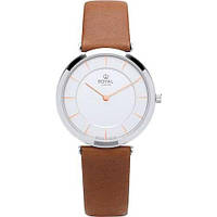 Жіночий водонепроникний наручний годинник Royal London 21459-02 кварцовий із шкіряним ремінцем