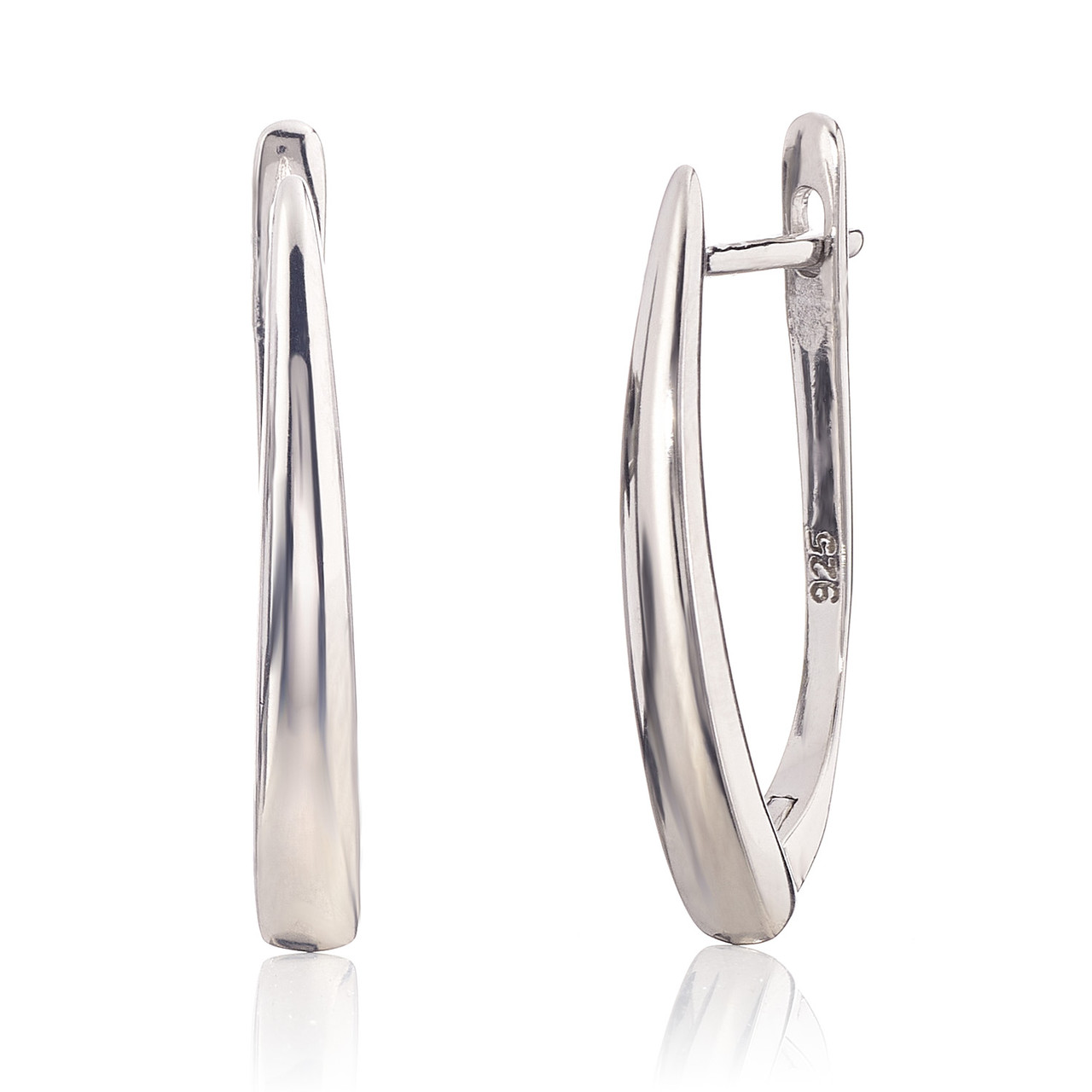 Сережки срібні жіночі 925 проби, сережки зі справжнього срібла для дівчини, фото 1