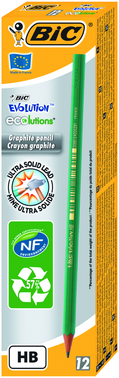 ТМ "BIC" Олівець BIC Evolution 650 (12 шт/уп)
