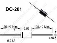 Діод ультрашвидкодіючий HER508 (5A, 1000V) DO-201