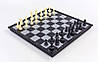 Шахи, шашки, нарди 3 в 1 дорожні пластикові магнітні SC9800 (р-р дошки 47см x 47см), фото 2