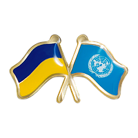 Значок Україна-ООН