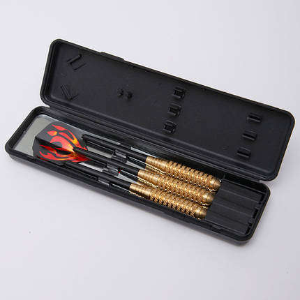 Дротики для гри в дартс циліндричні CLUB BRASS D105-23 HARROWS (сталь, вага 23гр, 3шт.,+3хвост,+3опер), фото 2