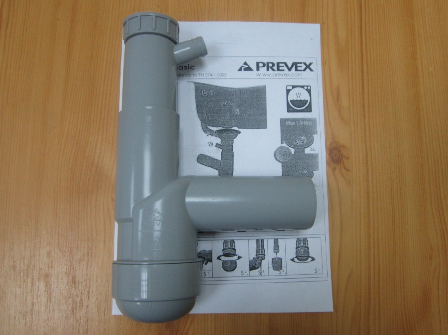 Сифон PREVEX для кухонної мийки (діаметр 50 мм Фінляндія)