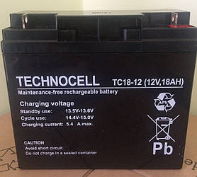 Аккумуляторная батарея аккумулятор TC 12В 18Ач