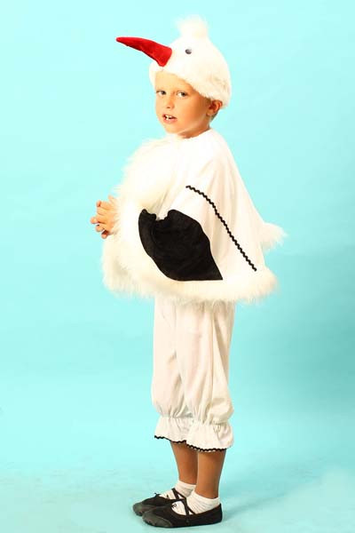 Карнавальний костюм Лелека, костюм «Цапля», дитячий костюм Лелека, костюм «Цаплі»