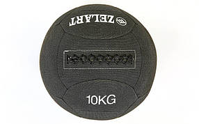 М'яч для кроссфита набивний в кевларовой оболонці 10кг Zelart WALL BALL FI-7224-10 (кевлар, наповнювач-метал.