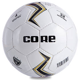 М'яч для футзалу №4 Shiny PU CORE BRILLIANT CRF-043 (5 сл., зшитий вручну)