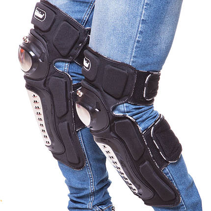 Захист коліна та гомілки MADBIKE MS-4373 2 шт чорний, фото 1