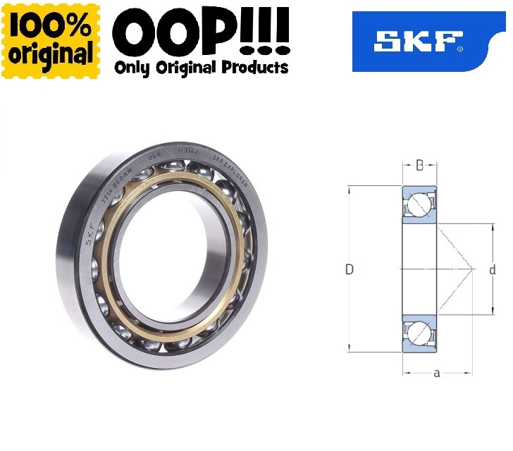 Підшипник 7314 BECBM (66314Л) SKF