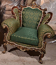 Крісло в стилі бароко "Белла" у тканини, фото 2