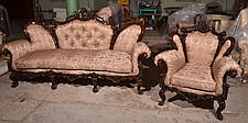 Крісло в стилі бароко "Белла" у тканини, фото 3