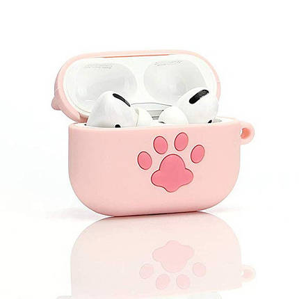 Чохол для навушників Apple AirPods Pro Alitek Котолапка Pink box, фото 3
