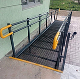 Пандуси для інвалідів ДБН / Пандуси металеві виробництво / Металеві перила для пандусів, фото 2