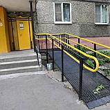 Пандуси для інвалідів ДБН / Пандуси металеві виробництво / Металеві перила для пандусів, фото 4