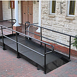 Пандуси для інвалідів ДБН / Пандуси металеві виробництво / Металеві перила для пандусів, фото 6