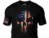 Футболка чоловіча Дух воїна Каратель 7.62 Design betsy ross flag skull premium men's США, фото 2