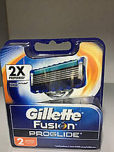 Картриджі Gillette Fusion ProGlide Оригінал 2 шт в упаковці виробництво Німеччина