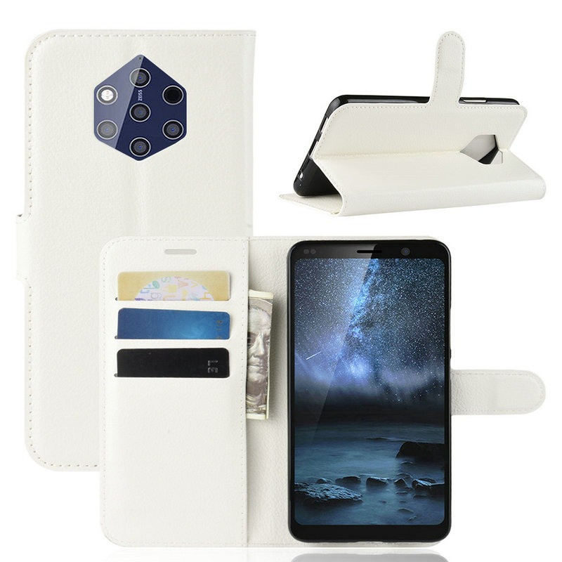 Чохол-книжка Litchie Wallet для Nokia 9 PureView White