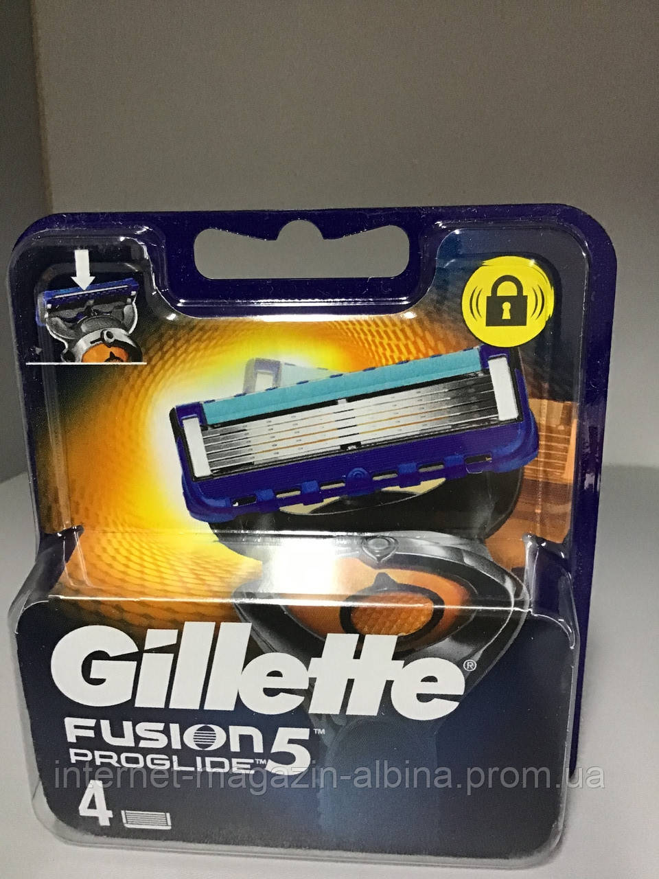 Змінні касети (леза) Gillette Fusion ProGlide 4 шт