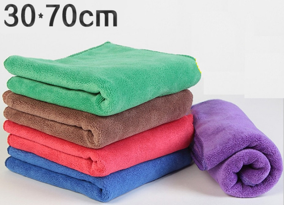 Микрофибровое потовщене флісова рушник 30х70 см