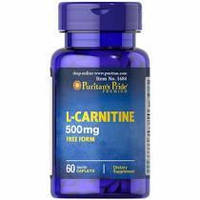 Карнитин L-Carnitine 500 mg (60 кап) Puritan's Pride