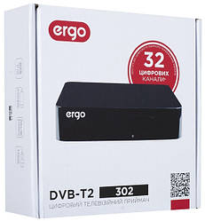 Т2 ресивер ERGO DVB-T2 302, TV тюнер Т2 приймач