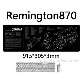 Гумовий килимок для розбирання та чищення зброї Remington 810.