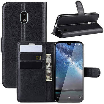 Чохол-книжка Litchie Wallet для Nokia 2.2 Black