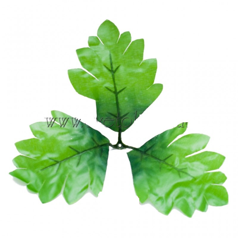 Листочок на товсту ніжку Nl-9 (290 шт./уп.) Штучні квіти гуртом, фото 1