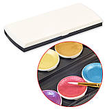 Акварельні фарби з перламутром для малювання металік 12 кольорів, набір для малюванням, фото 8