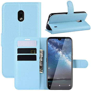 Чохол-книжка Litchie Wallet для Nokia 2.2 Blue