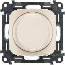 Диммер поворотний 300 W Legrand Valena Allure Слонова Кістка 752060+752046