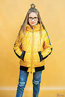 Куртка демисезонная для девочки желтого цвета (164 см.) Anernuo
