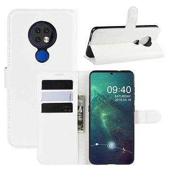 Чохол-книжка Litchie Wallet для Nokia 6.2 / 7.2 White