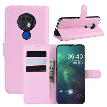 Чохол-книжка Litchie Wallet для Nokia 6.2 / 7.2 Pink