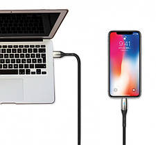 Кабель Rock USB — Type C 5A QC3.0 Led, 1 м (для китайських телефонів), фото 3