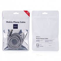 Кабель Rock USB - Type C 1 м (3A QC3.0) Tarnish, фото 6
