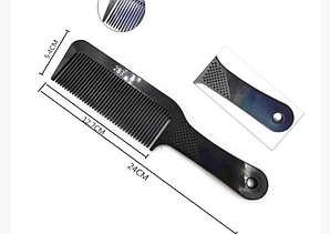 Гребінь Shine Flat Top Comb Antistatic для стрижки під машинку YB-283