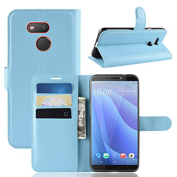 Чохол-книжка Litchie Wallet для HTC Desire 12s Blue