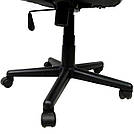 Офісне крісло операторське для персоналу крісло для офісу комп'ютерне Bonro B 603 чорне, фото 10